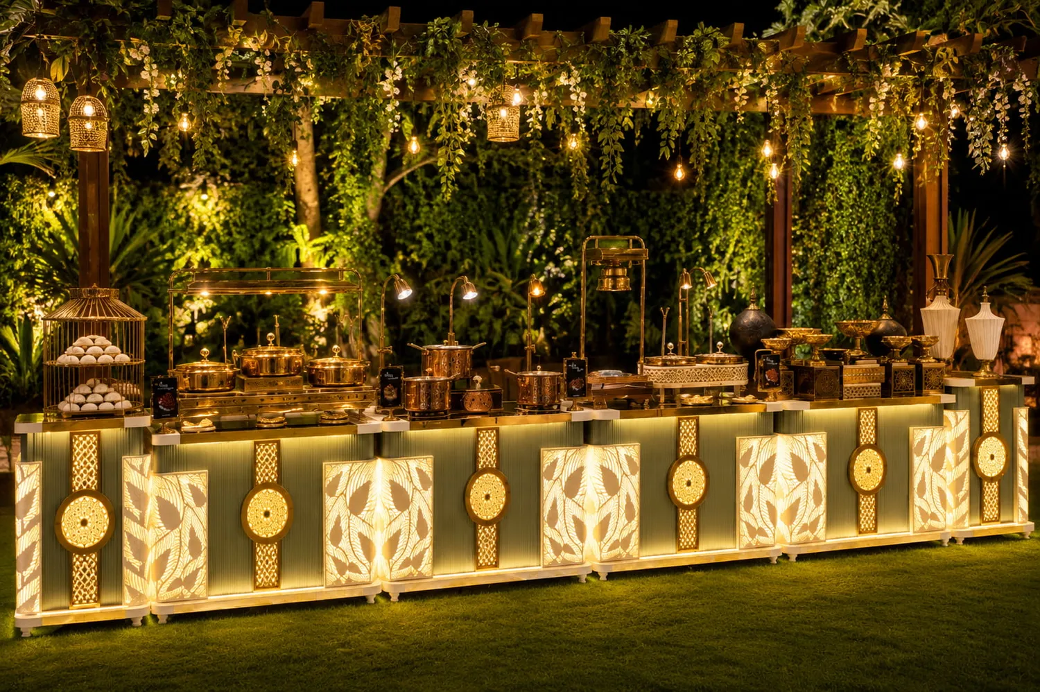 Royal Timepiece Counter - luxury wedding setup by D I V Y A M®